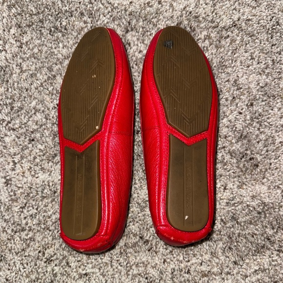 Michael Kors red flats size 6M - Picture 5 of 5